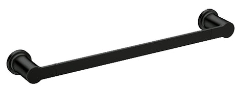 Moen Rinza Series Y1118BL Towel Bar, 18 in L Rod, Zinc, Matte, Wall