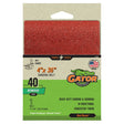 Gator 3193 Stationary Sanding Belt, 4 in W, 36 in L, 40 Grit, Extra Coarse, Aluminum Oxide Abrasive