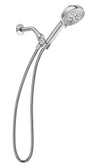 Moen HydroEnergetix Series 200H0 Handheld Shower, 1/2 in Connection, 1.75 gpm, 8-Spray Function, Plastic, Chrome