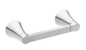 Moen Mikah Series Y0708CH Pivoting Paper Holder, Zinc, Chrome, Wall