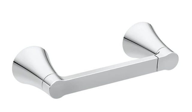 Moen Mikah Series Y0708CH Pivoting Paper Holder, Zinc, Chrome, Wall
