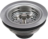 Keeney 1433SS Basket Strainer, 4-7/16 in Dia, Stainless Steel, 3-1/4 in Dia Mesh