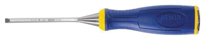 Irwin 1768772 Construction Chisel, 1/4 in Tip, 3-5/8 in OAL, HCS Blade, Ergonomic Handle