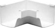 Euramax TUFFFLO M0504 Gutter Inside Corner, 5 in Gutter, Vinyl, White