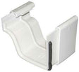 Euramax TUFFFLO M0608 Gutter Connector, 5 in Gutter, K-Style Gutter, Vinyl, White