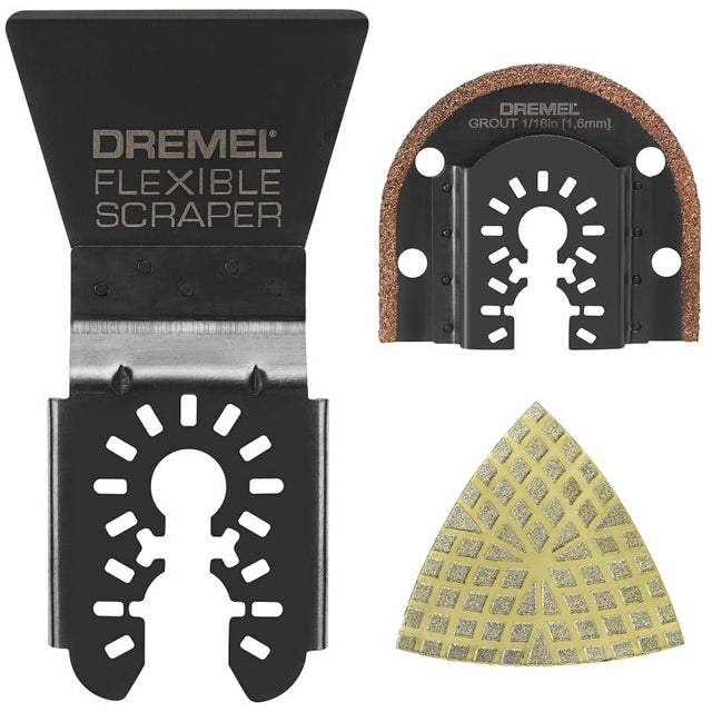Dremel MM515U Oscillating Grout and Tile Blade Set