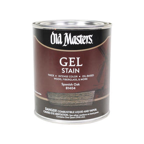 Old Masters Semi-Transparent Spanish Oak Oil-Based Alkyd Gel Stain 1 qt