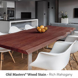 Old Masters Semi-Transparent Rich Mahogany Oil-Based Alkyd Gel Stain 1 qt