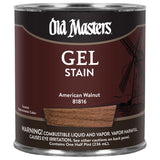 Old Masters Semi-Transparent American Walnut Oil-Based Alkyd Gel Stain 1/2 pt, Pack of 6
