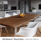 Old Masters Semi-Transparent American Walnut Oil-Based Alkyd Gel Stain 1/2 pt, Pack of 6