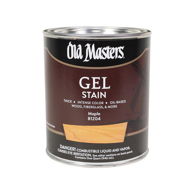Old Masters Semi-Transparent Maple Oil-Based Alkyd Gel Stain 1 qt