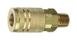 Amflo Brass 1/4 in. I/M Style Coupler 1/4 in. Male 1 pc, Pack of 10