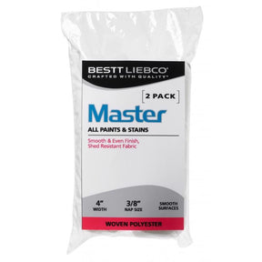 Bestt Liebco Master Woven Polyester 4 in. W X 3/8 in. Mini Paint Roller Cover 2 pk, Pack of 12