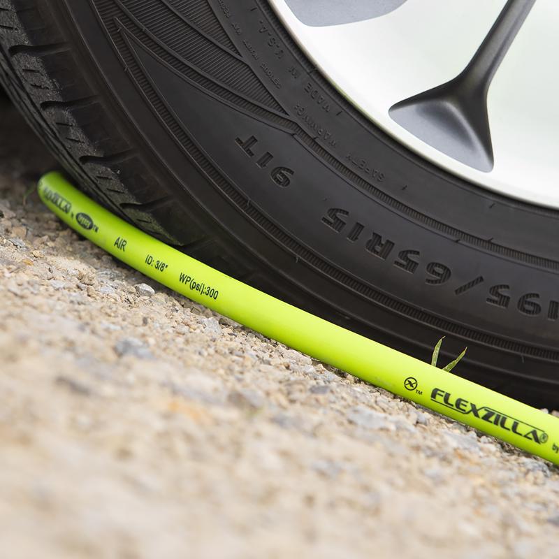 Legacy Flexzilla Pro 100 ft. L X 1/4 in. D Hybrid Polymer Air Hose 300 psi Zilla Green