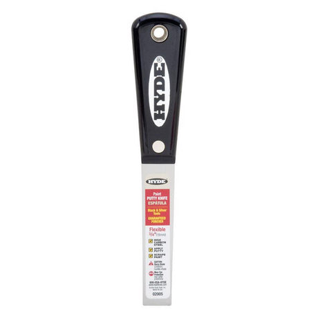 Hyde 3/4 in. W X 7 in. L High-Carbon Steel Flexible Putty Knife, Pack of 5