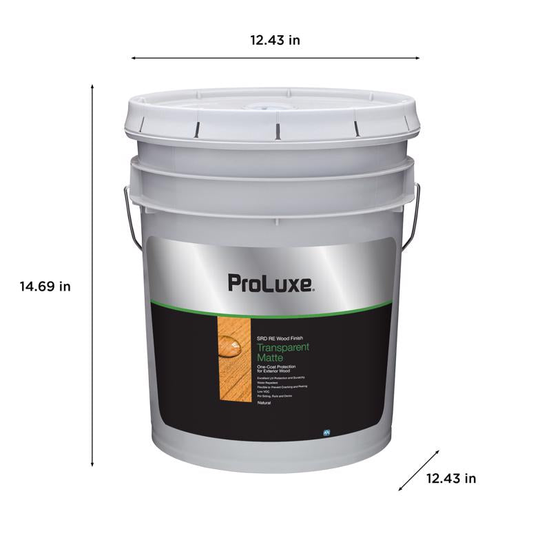ProLuxe SRD RE Transparent Matte Natural Oil-Based Alkyd All-in-One Stain and Finish 5 gal