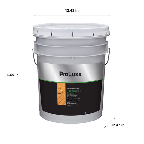 ProLuxe SRD RE Transparent Matte Natural Oil-Based Alkyd All-in-One Stain and Finish 5 gal