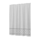 Sttelli Radiance 72 in. H X 72 in. W White Shower Curtain Polyester, Pack of 3