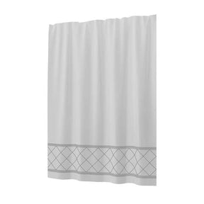 Sttelli Radiance 72 in. H X 72 in. W White Shower Curtain Polyester, Pack of 3