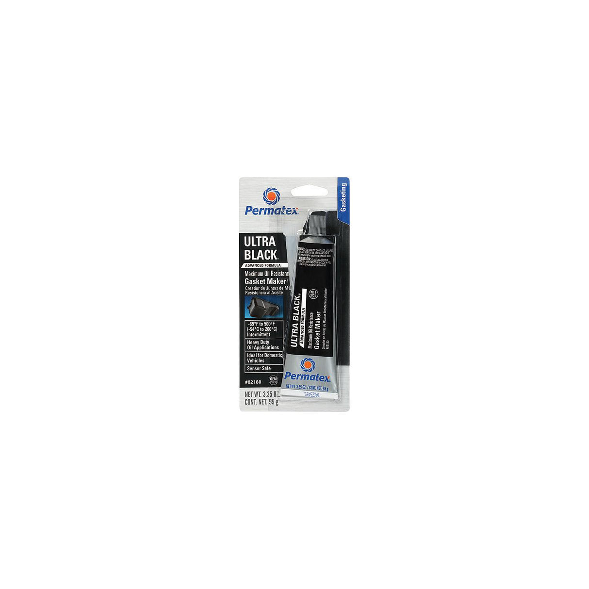 Permatex 82180 Ultra Black Oil Resistant RTV Silicone Gasket Maker