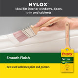 Purdy Nylox Sprig 2-1/2 in. Soft Flat Trim Paint Brush