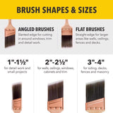 Purdy Nylox Sprig 2-1/2 in. Soft Flat Trim Paint Brush