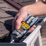 OSI GS121 White Synthetic Rubber Gutter and Seam Sealant 5 oz, Pack of 24