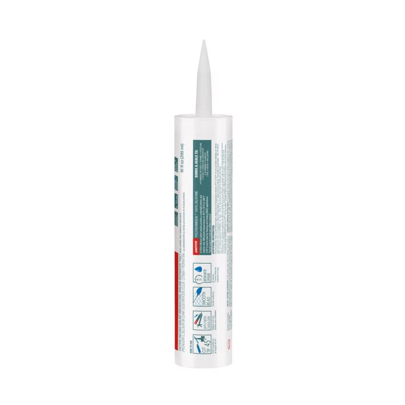 Loctite Polyseamseal Clear Silicone Multipurpose Sealant 10 oz, Pack of 12