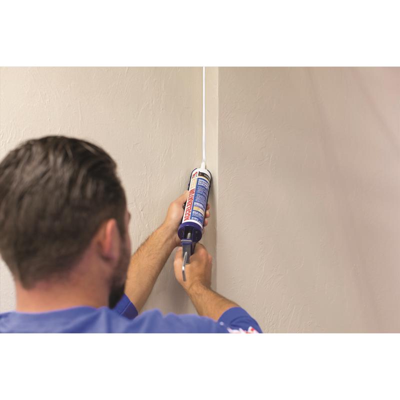 Tower Sealants Accelerator White Modified Siliconized Acrylic Sealant 10.1 oz, Pack of 12