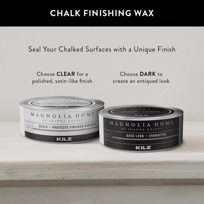 Magnolia Home by Joanna Gaines KILZ Flat Chalk Finish Tint Base Base 1 Furniture Paint Interior 1 qt, Pack of 6