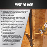 Touch 'n Foam Mouse Shield Off White Polyurethane Foam Foam Sealant 12 oz, Pack of 6