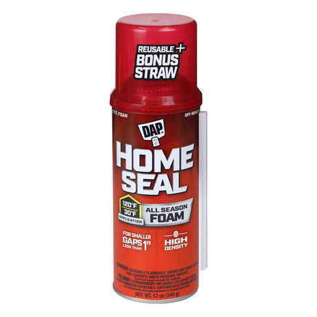 Touch 'n Foam Home Sealant Cream Polyurethane Foam Expanding Sealant 12 oz, Pack of 12