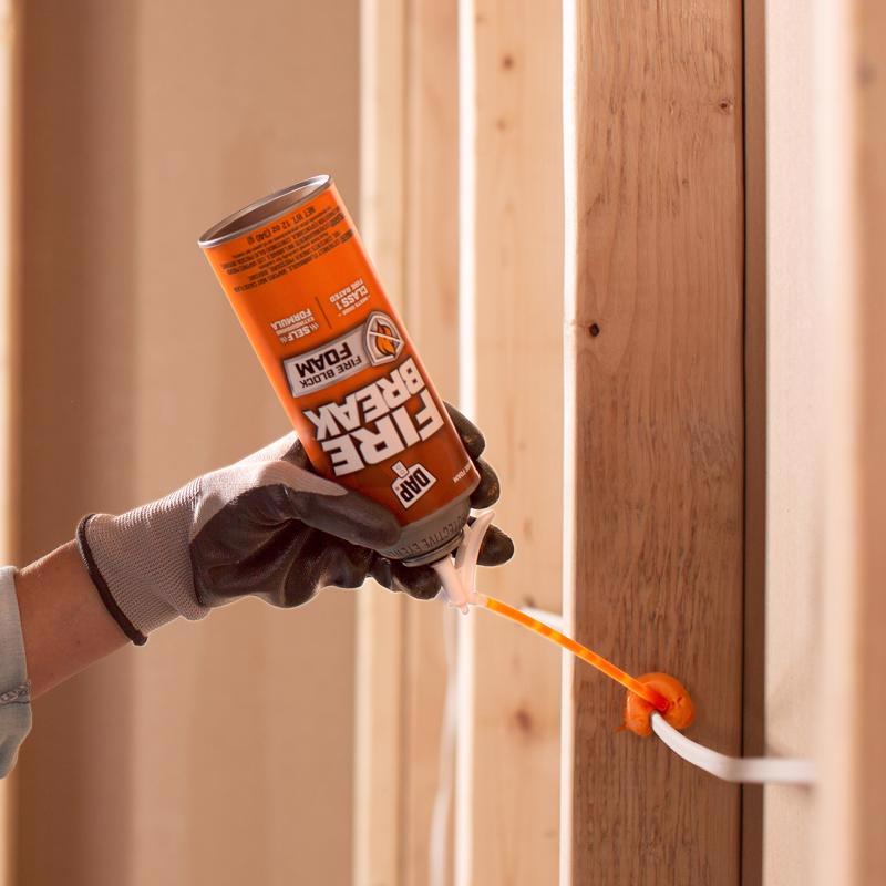 Touch 'n Foam Fire Break Orange Polyurethane Foam Sealant 12 oz