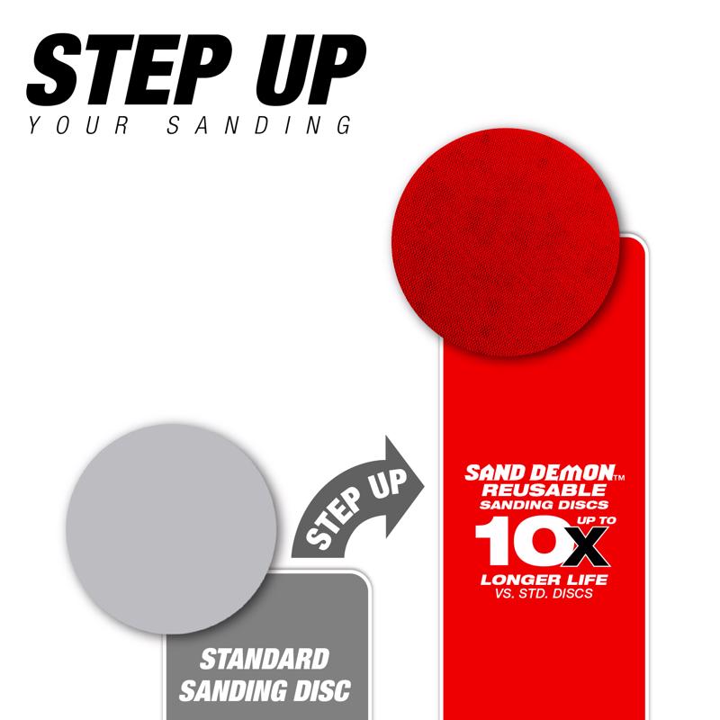 Diablo SandNet 5 in. Aluminum Oxide Hook and Lock Sanding Disc 220 Grit Ultra Fine 10 pk