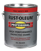 Rust-Oleum Professional Indoor and Outdoor Safety Red Protective Paint 1 gal, Pack of 2