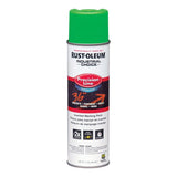 Rust-Oleum Industrial Choice Fluorescent Green Inverted Marking Paint 17 oz, Pack of 6