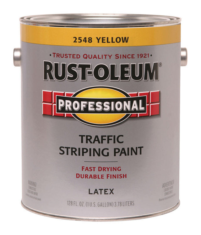 Rust-Oleum Professsional Yellow Traffic Striping Paint 1 gal, Pack of 2