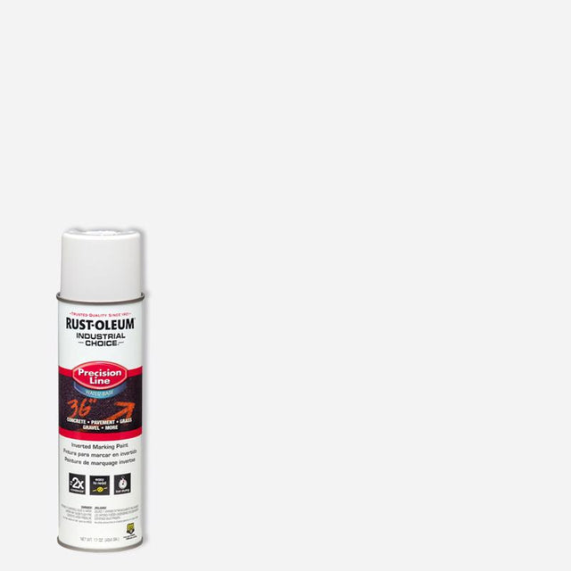 Rust-Oleum Industrial Choice White Inverted Marking Paint 17 oz, Pack of 6