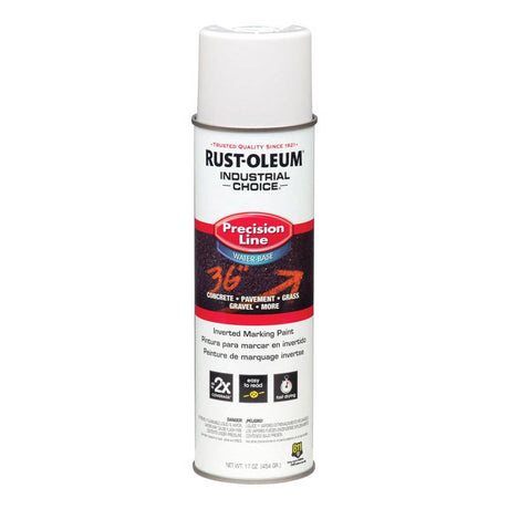 Rust-Oleum Industrial Choice White Inverted Marking Paint 17 oz, Pack of 6