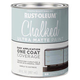 Rust-Oleum Chalked Ultra Matte Serenity Blue Water-Based Acrylic Chalk Paint 30 oz, Pack of 2