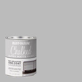 Rust-Oleum Chalked Ultra Matte Aged Gray Water-Based Acrylic Chalk Paint 30 oz, Pack of 2