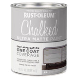 Rust-Oleum Chalked Ultra Matte Aged Gray Water-Based Acrylic Chalk Paint 30 oz, Pack of 2