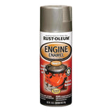 Rust-Oleum 248949 Engine Spray Paint, Aluminum, 11 oz, Can, Pack of 6