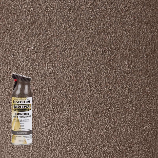 Rust-Oleum Hammered Hammered Dark Bronze Spray Paint 12 oz, Pack of 6