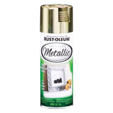 Rust-Oleum Specialty Metallic Brass Spray Paint 11 oz, Pack of 6
