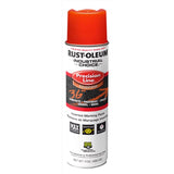 Rust-Oleum Industrial Choice Alert Orange Inverted Marking Paint 17 oz, Pack of 6