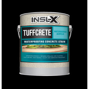 Insl-X TuffCrete Gray Pearl Acrylic Waterproofing Concrete Stain 1 gal, Pack of 4