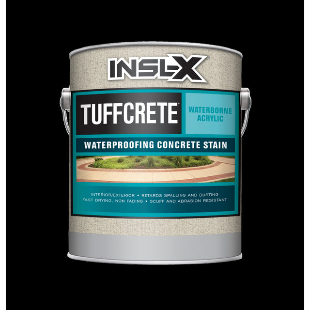 Insl-X TuffCrete Gray Pearl Acrylic Waterproofing Concrete Stain 1 gal, Pack of 4
