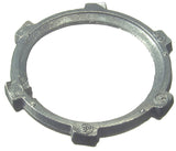 Halex 01925B Rigid Conduit Locknut, 2-1/2 in, Zinc, 25/BX