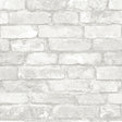 NuWallpaper 20.5 in. W X 216 in. L Brick Peel and Stick Wallpaper, Pack of 4